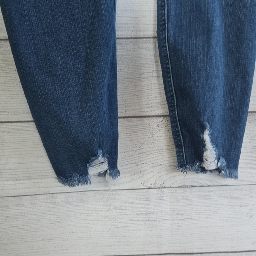 Torrid Blue Distressed Boyfriend Jeans - Picture 13 of 13